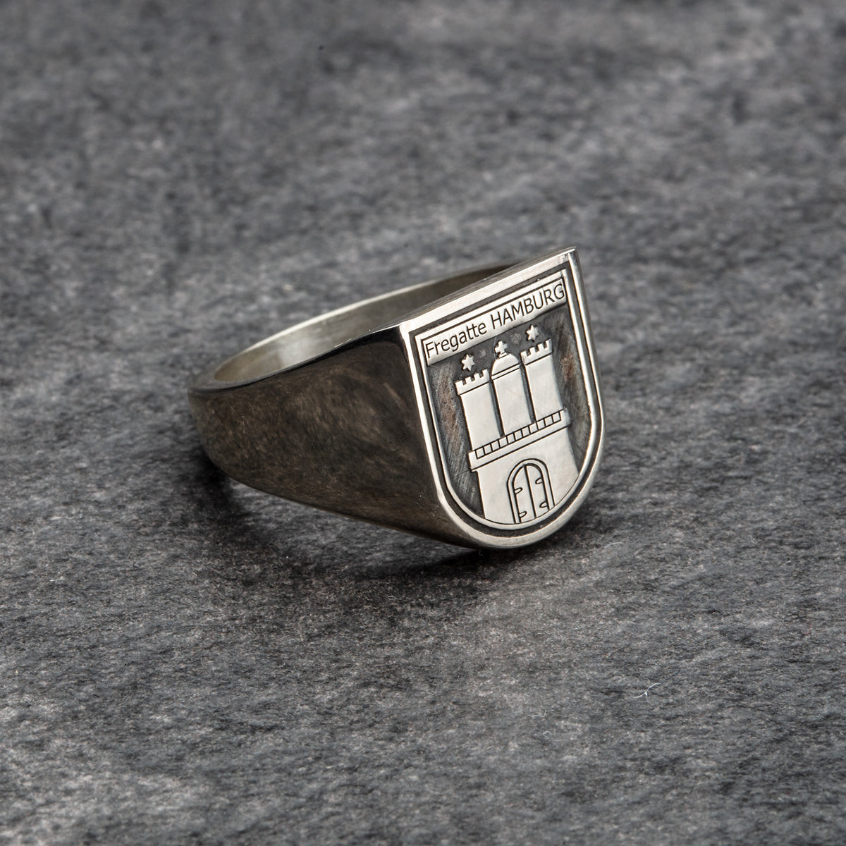 Siegelring Fregatte Hamburg